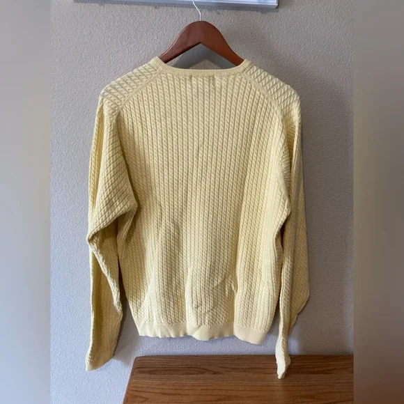 Vintage Pendleton Men’s V-Neck Sweater 100% Cotton - Picture 2 of 4